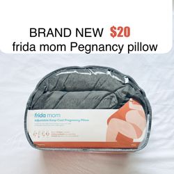 BRAND NEW  Frida Mom Adjustable Keep-Cool Pregnancy Pillow.