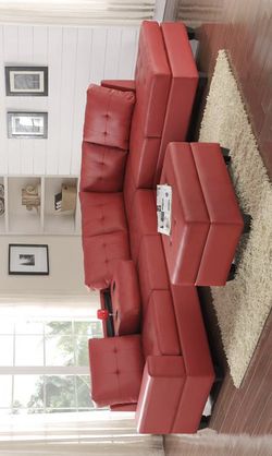 Brand new Sectional & with ottoman