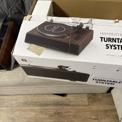 1 by One Vinyl Record Player