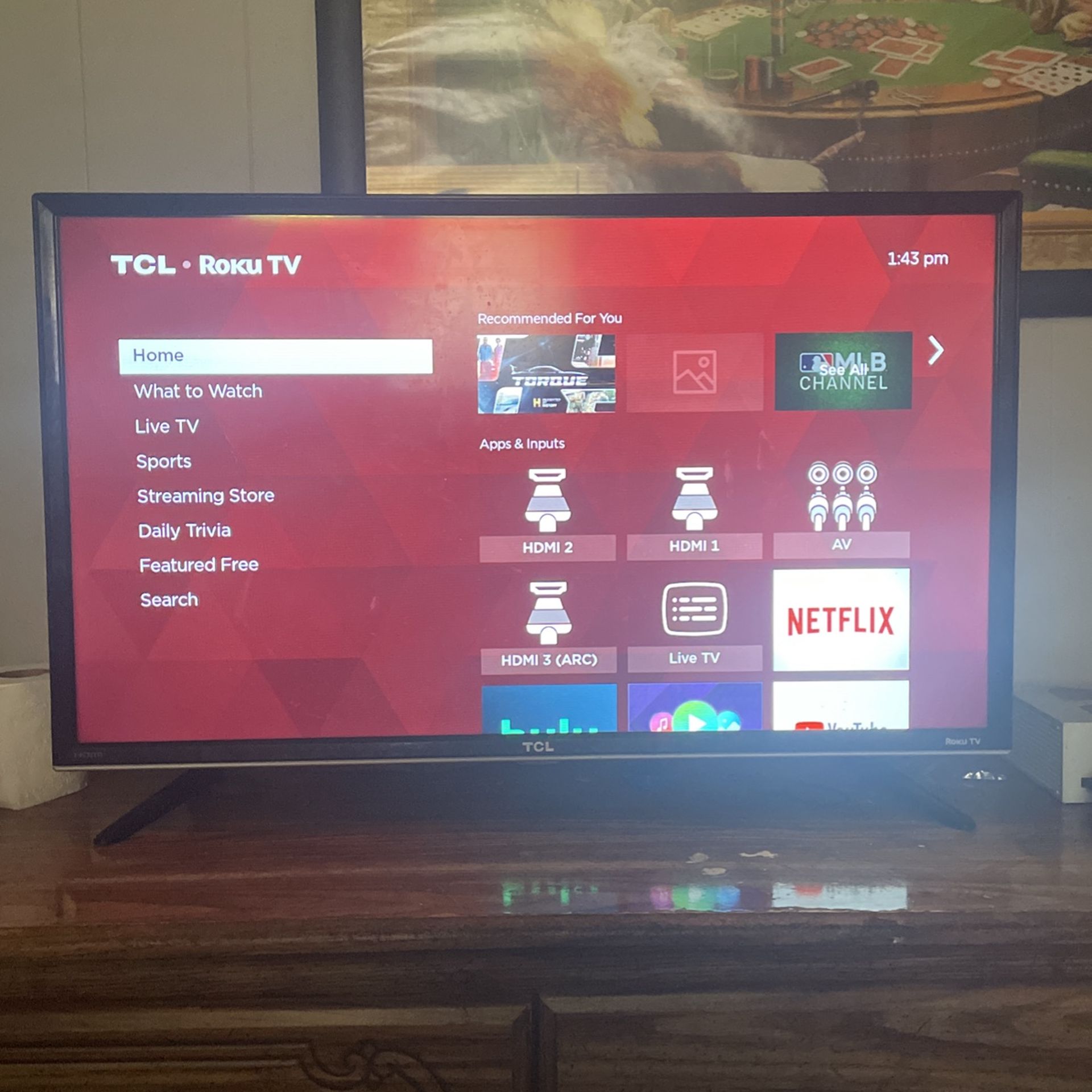 TCL roku Tv 32”