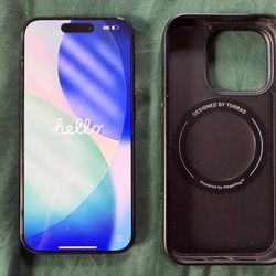 iPhone 15 Pro 256GB Black Titanium - SIM UNLOCKED - New Apple Battery