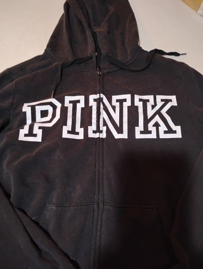 Victoria Secret Pink Hoodie Sz Med