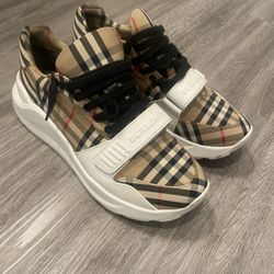 Luxury Burberry Sneakers Sz 11 100% AUTHENTIC!