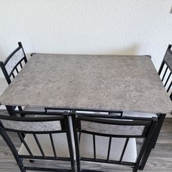 Stone Top Dining Table For 4
