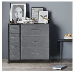 Drawer Dresser Storage Organizer 7-Drawer Closet Shelves, Sturdy Steel  Frame Wood Top with Easy Pull Fabric Bins for Clothing, Blankets (7-Charcoal  Dr for Sale in Norwalk, CA - OfferUp