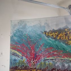 Abstract Acrylic Painting 