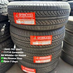 245/60R18 FULLRUN Set of Tires Installed and Balanced Set de Llantas Nuevas Instaladas y Balanceadas