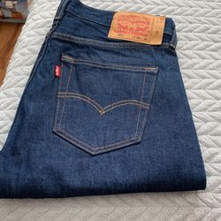 Hard blue levi’s 501s