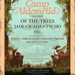 Camp Alderwild - Telluride X2 Camping Tickets