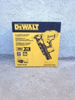 Dewalt 21° Framing Nailer Brushless XR Kit 20v
