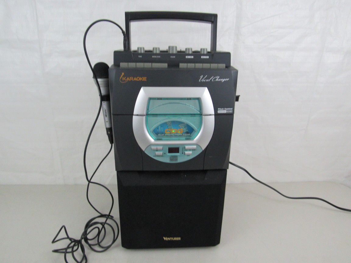 Venturer CDG-63 Karaoke Machine With Microphone