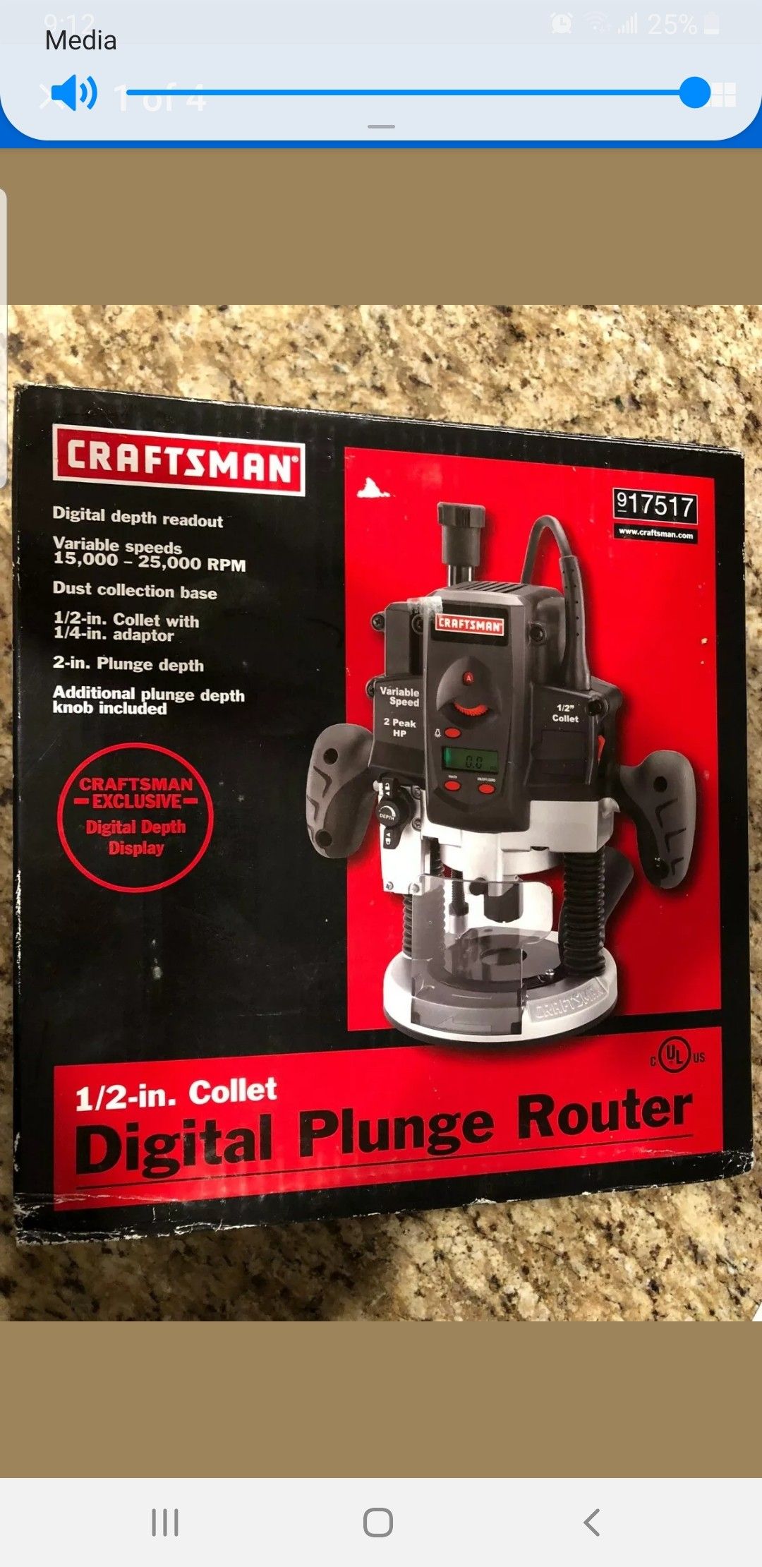 Sears digital plunge router for Sale in Mesa AZ OfferUp
