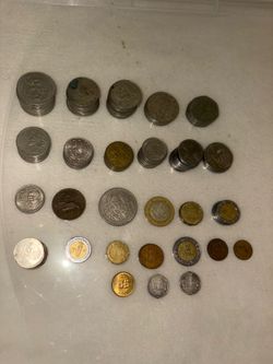 Large Mexican Peso and centavo Coin Collection Lot