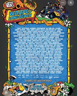 Vans warped tour tickets