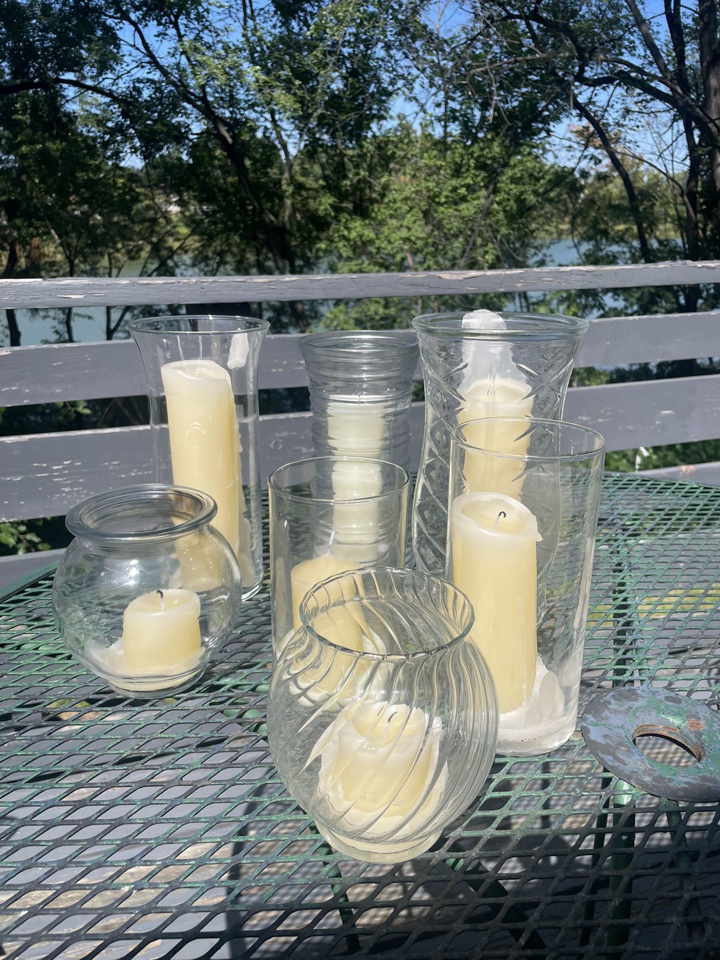 Wedding Centerpieces (Venue Safe Candle + Vase Set)
