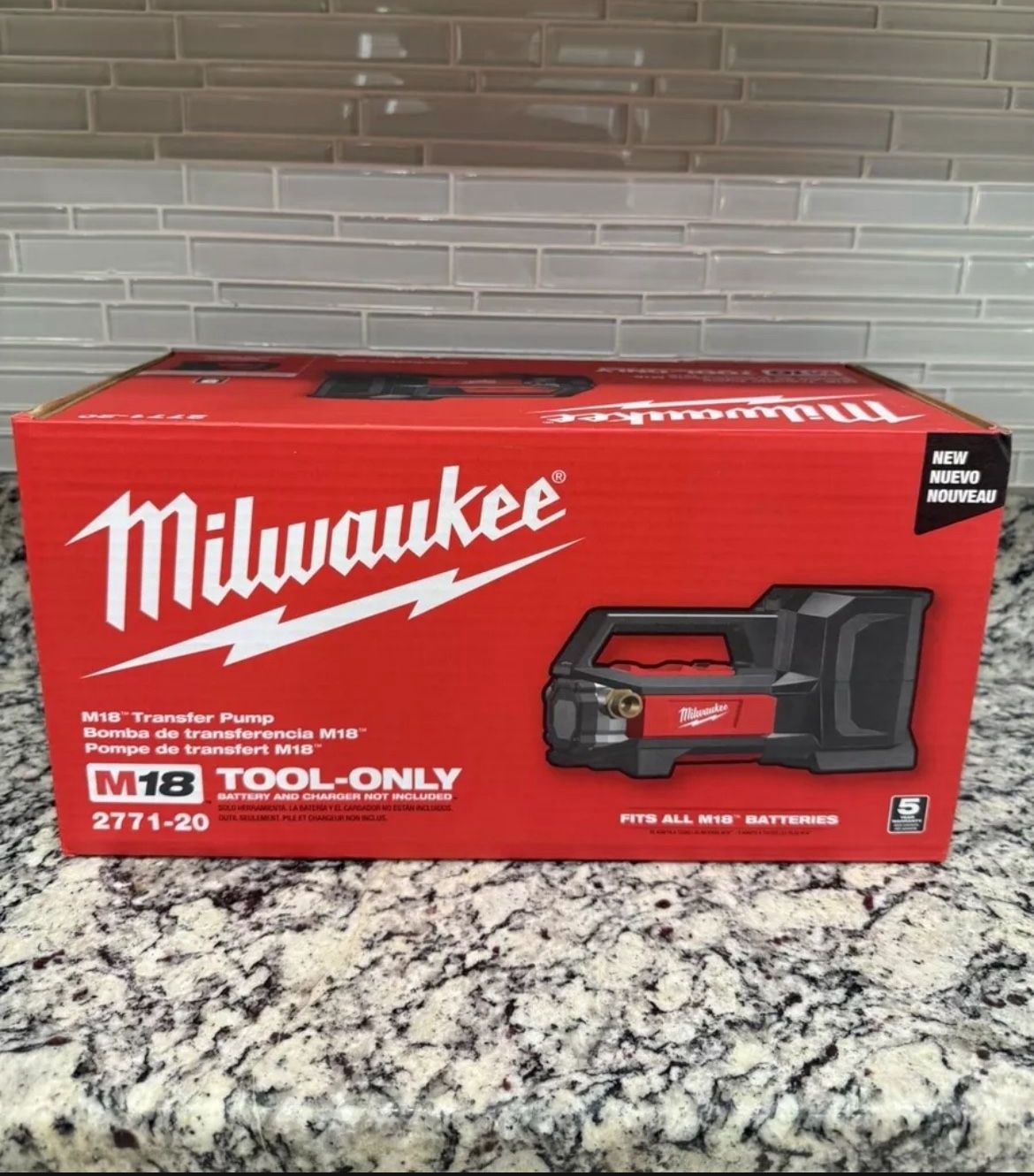 Milwaukee Tool 2771-20 18V Cordless Transfer Pump