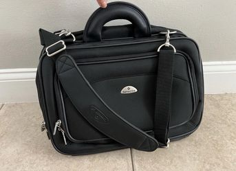 Samsonite Black Laptop Carrying Case Carry On Bag With Shoulder Strap