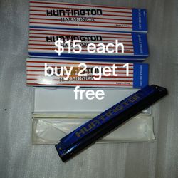 $15 Each, Buy 2 Get 1 Free, Brand New 2 Octave 24 Hole Weekender Harmonica Key Of C 