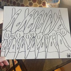 Odd Shapes Abstract Drawing 