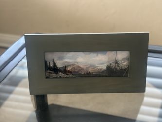 Gray Wooden Long/Tall Photo Frame