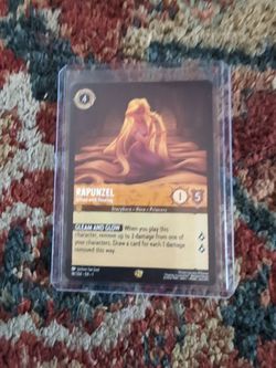 Disney Lorcana Rapunzel Gifted with Healing Card