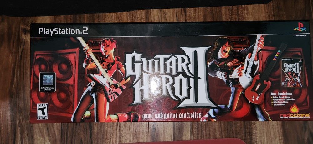 Guitar Hero 2 & 3 PS2 Games w/Controllers