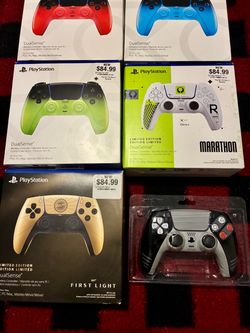 New ps5 controllers all. New sealed 1 yr warranty