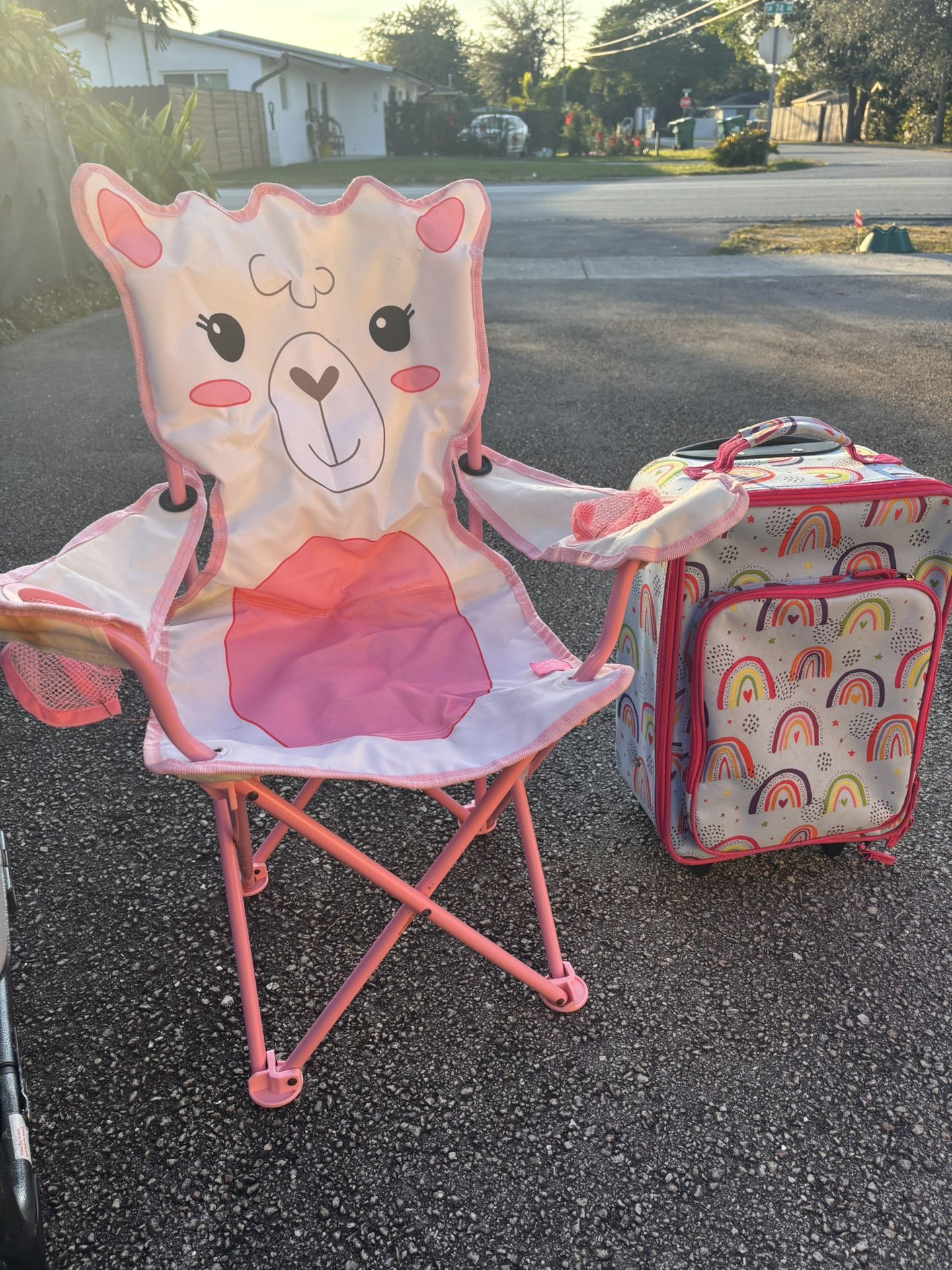 Kids Chair And Suitcase
