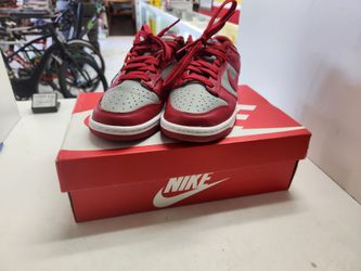Nike Dunk Low Red Grey Sneakers