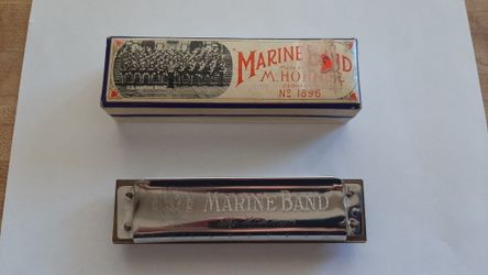 Hohner Marine Band No 1896 Vintage Harmonica 