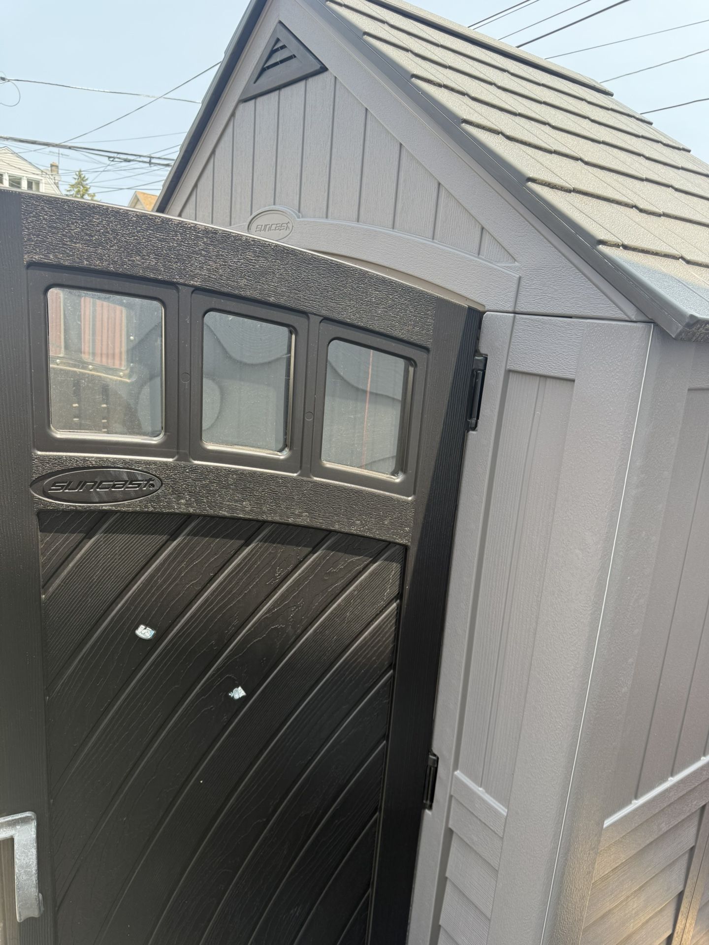 Suncast outdoor storage