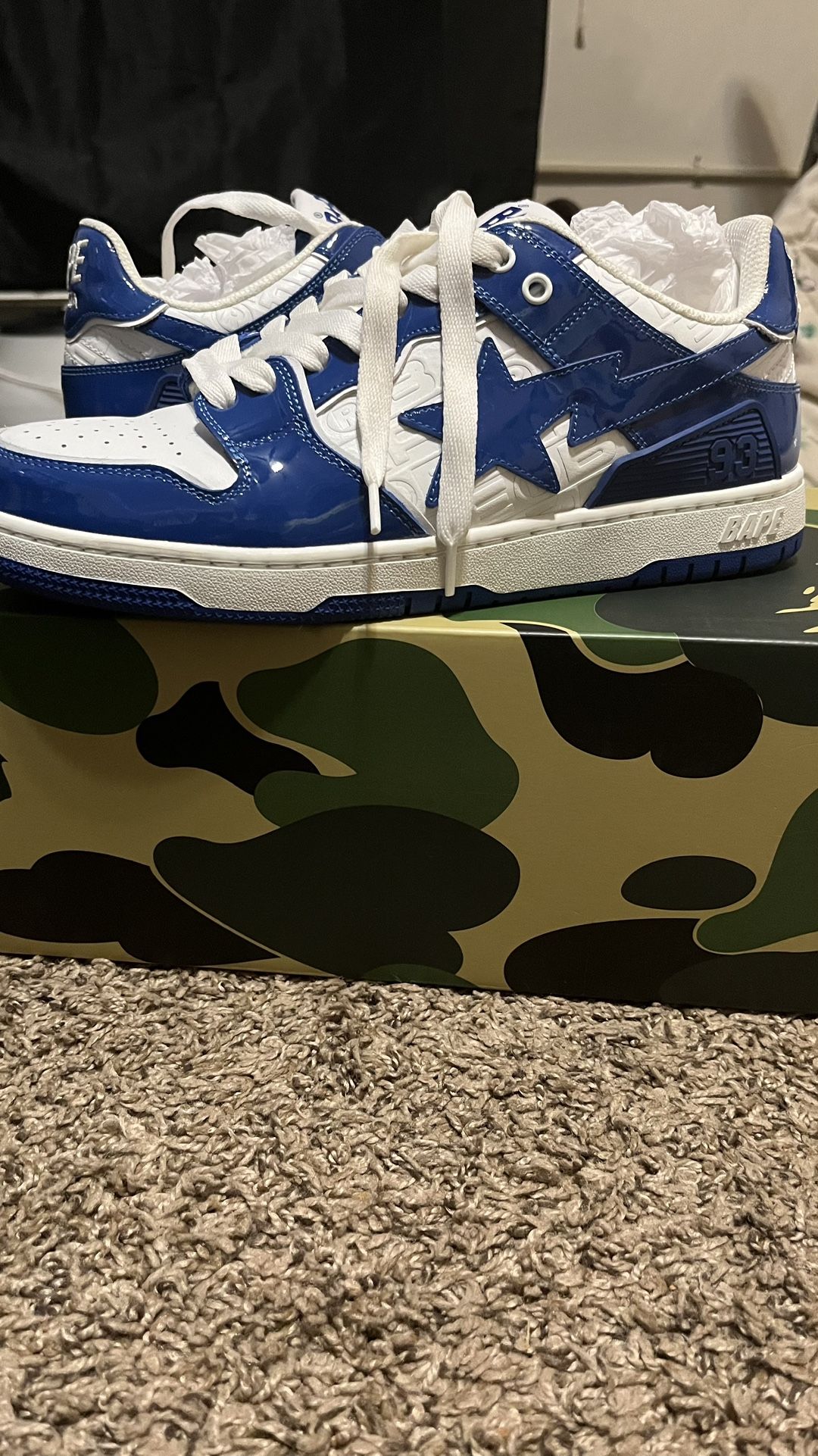 Bapesta Sk8 Sta blue 