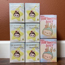 The Monsters Labubu Plush Keychain 