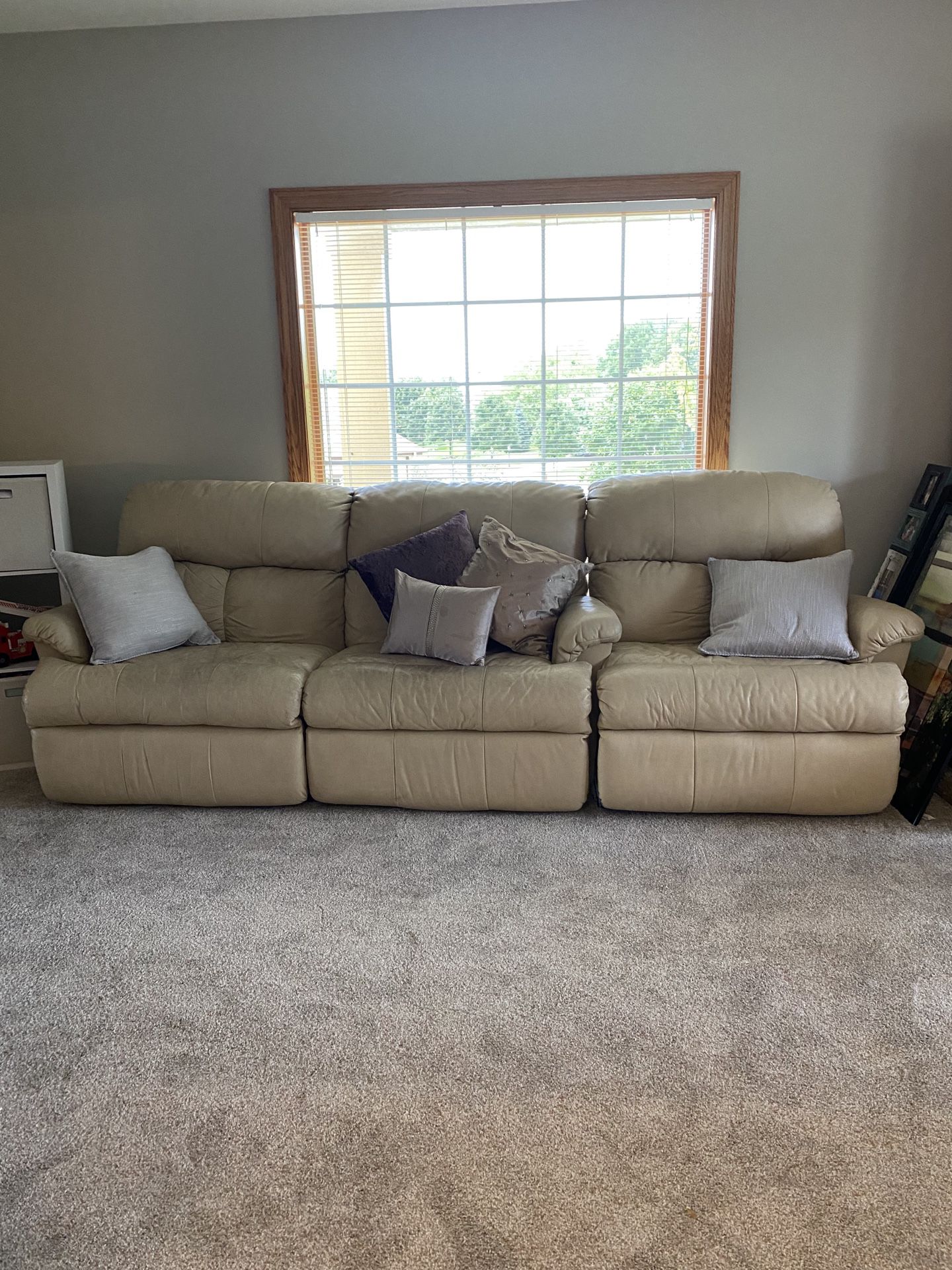 3  Piece Reclining Sofa!!! Used But Functional 