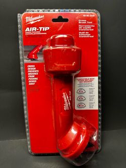 Milwaukee 1-1/4 in. to 2-1/2 in. Wet/Dry Shop Vacuum Cross Brush Attachment