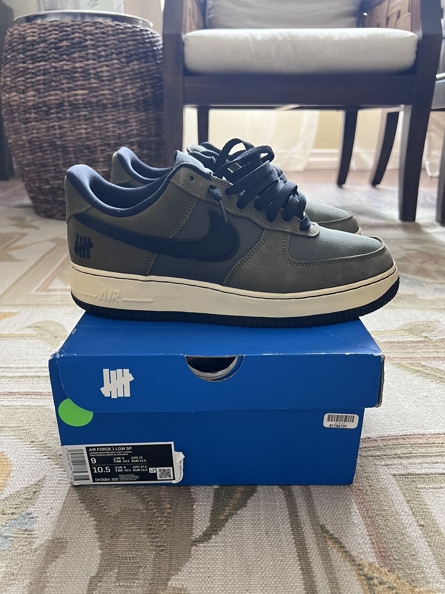 Nike Air Force 1 (Undefeated) Size 9 Used $70