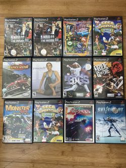PlayStation 2 Game Lot Of 12 PS2 Games - All Complete With Manuals