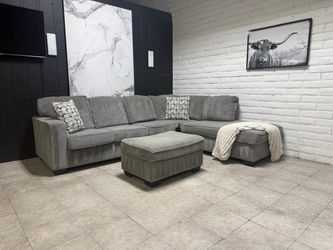 Sectional Couch w Ottoman Free Delivery
