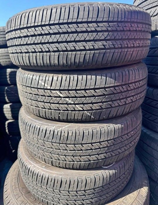 235 60 18 Tires Con 80% De Vida Las 4 De La Marca BRIDGESTONE