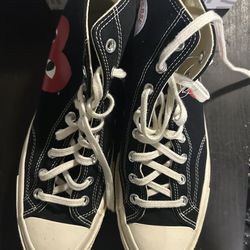 2 PAIRS OF CDG CONVERSE