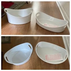 White Serving Dishes 