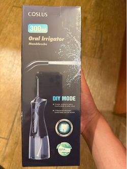 COSLUS Portable Oral irrigator Water Flosser – Brand New in Box
