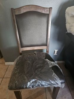 Brand New Wooden Dining Chairs - Set of 4 (Never Used)