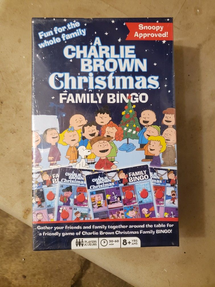 Charlie Brown Christmas Bingo