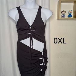 New Sexy Black Dress Plus Size (XL) $10