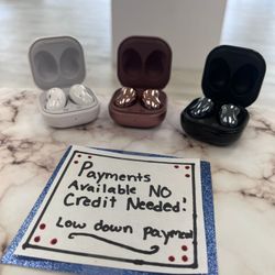 Galaxy Buds Live Bluetooth Earbuds -90 Day Warranty-$1 DOWN-NO Credit Needed