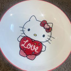 Large Hello Kitty Valentine Bowl