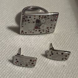 Swatch Bijoux Earrings And Ring 