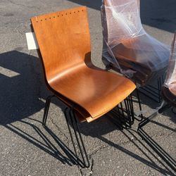 Office Chair Modern Luxury Wooden And Steel Office Side Chairs 