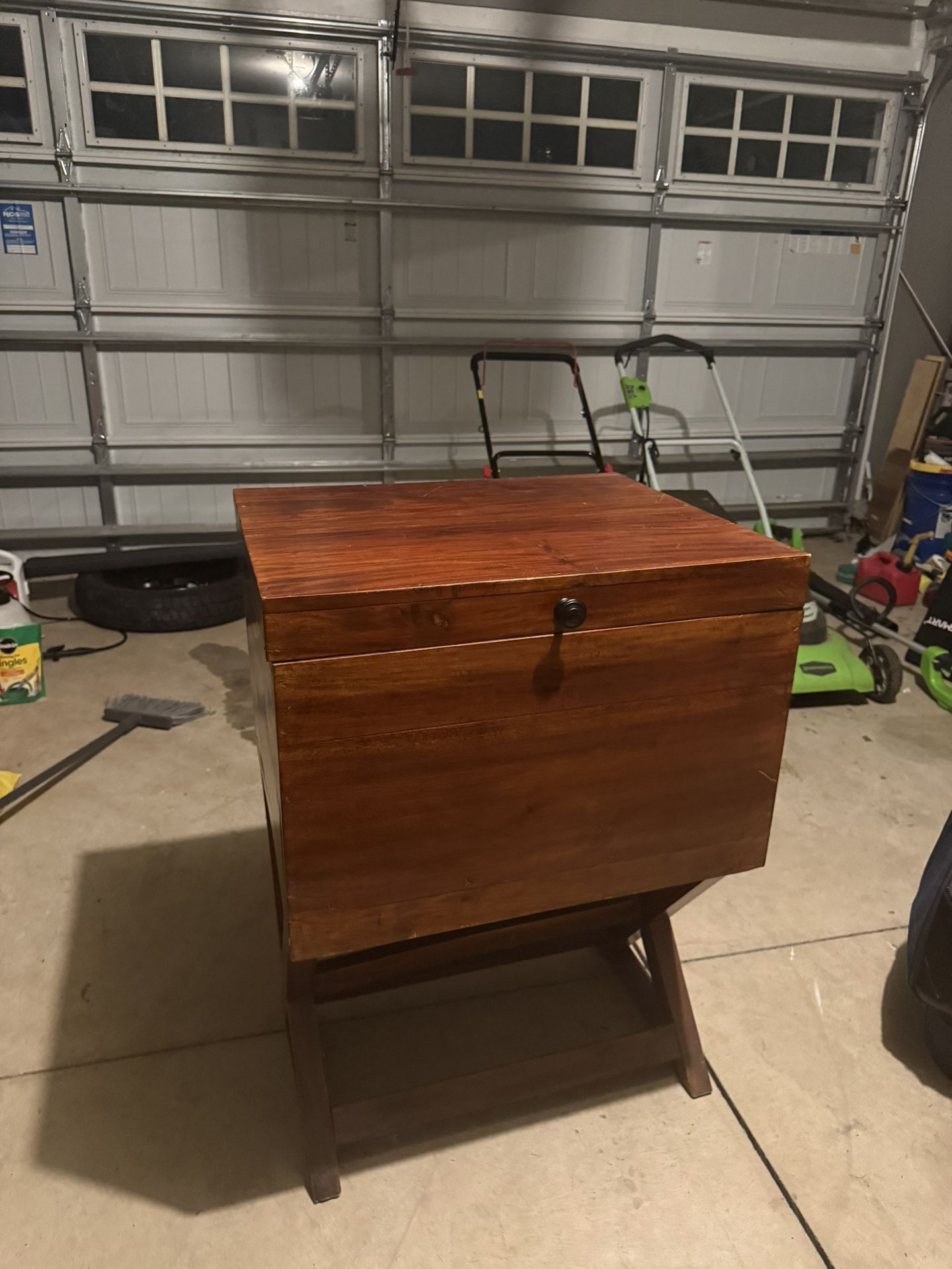 Rare Vintage Wooden Cellarette – Classic Storage Piece